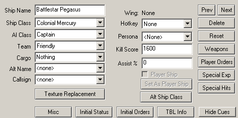 Ships Editor